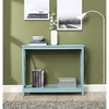 image:imageConvenience Concepts Oxford Console Table 395  Sofa Table with Storage Shelf Transitional Entryway Hall Table for Living Room and Bedroom Display Foyer Table Blush PinkSea Foam Blue