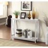image:imageConvenience Concepts Oxford Console Table 395  Sofa Table with Storage Shelf Transitional Entryway Hall Table for Living Room and Bedroom Display Foyer Table Blush PinkWhite