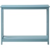 image:imageConvenience Concepts Oxford Console Table 395  Sofa Table with Storage Shelf Transitional Entryway Hall Table for Living Room and Bedroom Display Foyer Table Blush PinkSea Foam Blue