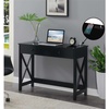 image:imageConvenience Concepts Oxford Desk with Charging Station 42 BlackBlack