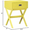 image:imageConvenience Concepts Yellow Designs2Go Landon End Table 203145Y