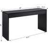image:imageNorthfield Entryway Hall Console TableDeskBlack
