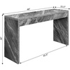 image:imageNorthfield Entryway Hall Console TableDeskGray Faux Marble