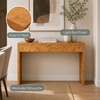 image:imageNorthfield Entryway Hall Console TableDeskLight Burl