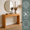 image:imageNorthfield Entryway Hall Console TableDeskLight Burl