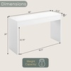 image:imageNorthfield Entryway Hall Console TableDeskWhite