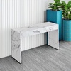 image:imageNorthfield Entryway Hall Console TableDeskWhite Faux Marble
