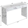 image:imageNorthfield Entryway Hall Console TableDeskWhite Faux Marble