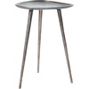 image:imageConvenience Concepts Bali Metal Tall End Table 16  Tall Modern Artisan Handcrafted Living Room Table Unique Cast Metal Family Room Side Table Bohemian Cocktail Style Antique SilverAntique Silver