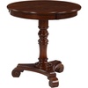 image:imageConvenience Concepts Classic Accents Talbot Spindle End Table 255  Traditional Sculpted Turned Solid Wood End Table Round Classic Display Side Table Elegant Accent Pedestal Table EspressoEspresso