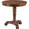 image:imageConvenience Concepts Classic Accents Talbot Spindle End Table 255  Traditional Sculpted Turned Solid Wood End Table Round Classic Display Side Table Elegant Accent Pedestal Table Dark OakDark Oak