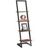 image:imageConvenience Concepts Designs2Go 4 Tier Ladder Bookshelf Ice White  WhiteBlackCherry