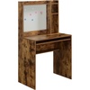 image:imageConvenience Concepts Designs2Go Student Desk with Magnetic Bulletin Board BlackBarnwood
