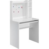 image:imageConvenience Concepts Designs2Go Student Desk with Magnetic Bulletin Board BlackWhite