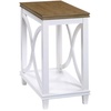 image:imageConvenience Concepts Florence Chairside Table DriftwoodWhiteDriftwoodWhite