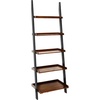 image:imageConvenience Concepts French Country Bookshelf Ladder WhiteDark Walnut  Black