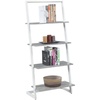 image:imageConvenience Concepts Graystone Ladder Bookshelf BarnwoodBlackFaux BirchWhite