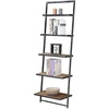 image:imageConvenience Concepts Laredo 5 Tier Ladder Bookcase  shelf Natural  Antique Black FrameNaturalAntique Black Frame