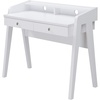 image:imageConvenience Concepts Newport Deluxe 2 Drawer Desk with Shelf IvoryWhite