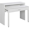 image:imageConvenience Concepts Newport JB ConsoleSliding Desk with Drawer and Riser WhiteWhite