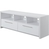 image:imageConvenience Concepts Newport Marbella TV Stand 60  Modern Entertainment Center for TVs up to 65 Contemporary Media Console with Storage Cabinets amp Shelves for Living amp Family Room WhiteWhite