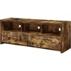 image:imageConvenience Concepts Newport Marbella TV Stand 60  Modern Entertainment Center for TVs up to 65 Contemporary Media Console with Storage Cabinets amp Shelves for Living amp Family Room WhiteBarnwood