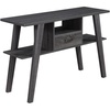 image:imageConvenience Concepts Newport Mike W Console Table with Drawer Weathered GrayWeathered Gray