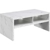 White Faux Marble