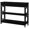 image:imageConvenience Concepts Omega 1 Drawer Console Table BlackBlack