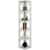 image:imageConvenience Concepts Omega 5 Tier Corner Bookcase GrayWhite