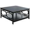 image:imageConvenience Concepts Omega Square 36 Coffee Table GrayBlack