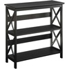 image:imageConvenience Concepts Oxford 3 Tier Bookcase Cherry  BlackBlack