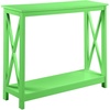 image:imageConvenience Concepts Oxford Console Table 395  Sofa Table with Storage Shelf Transitional Entryway Hall Table for Living Room and Bedroom Display Foyer Table Blush PinkLime