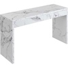 White Faux Marble