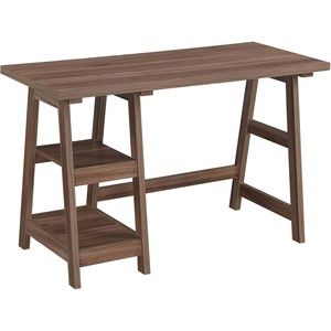image:imageConvenience Concepts 090107ES Trestle Desk EspressoCappuccino