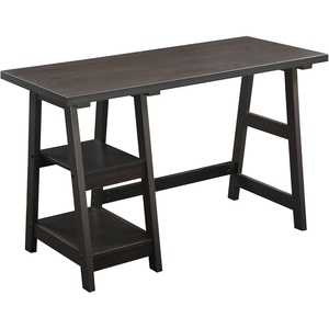 image:imageConvenience Concepts 090107ES Trestle Desk EspressoEspresso
