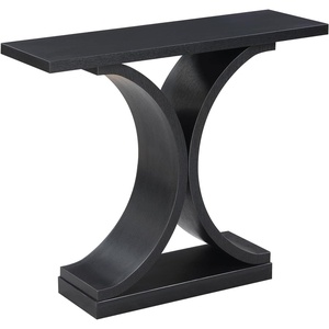 image:imageConvenience Concepts 121899BL Newport Infinity Console Table Black