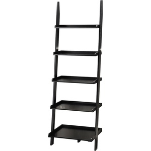 image:imageConvenience Concepts 5 shelves American Heritage Bookshelf Ladder Espresso 7275 x 25Black