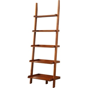 image:imageConvenience Concepts 5 shelves American Heritage Bookshelf Ladder Espresso 7275 x 25Cherry