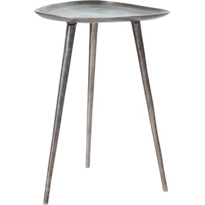 image:imageConvenience Concepts Bali Metal Tall End Table 16  Tall Modern Artisan Handcrafted Living Room Table Unique Cast Metal Family Room Side Table Bohemian Cocktail Style Antique SilverAntique Silver