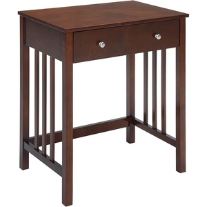 image:imageConvenience Concepts Designs2Go Mission Desk 26  Contemporary Modern Office Den Desk with Keyboard Drawer Modern Vanity Hall Table OakEspresso