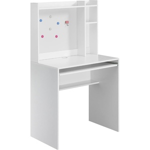 image:imageConvenience Concepts Designs2Go Student Desk with Magnetic Bulletin Board BlackWhite