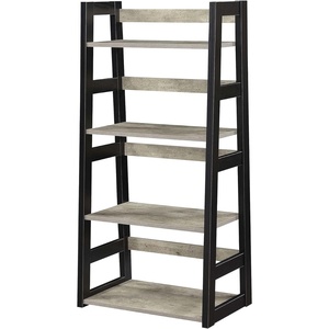 image:imageConvenience Concepts Designs2Go Trestle BookcaseFaux BirchBlack