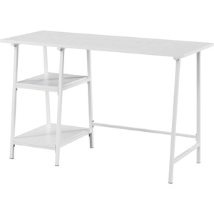 image:imageConvenience Concepts Designs2Go Trestle Wood Metal Desk WhiteWhiteWhiteWhite