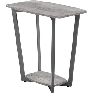 image:imageConvenience Concepts Graystone End Table Weathered Gray  Black FrameFaux BirchSlate Gray