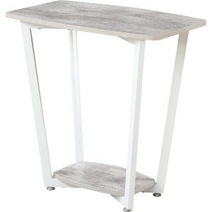 image:imageConvenience Concepts Graystone End Table Weathered Gray  Black FrameFaux BirchWhite