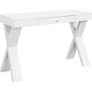 image:imageConvenience Concepts Newport 1 Drawer Desk Weathered GrayWhite