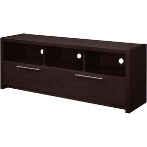 image:imageConvenience Concepts Newport Marbella TV Stand 60  Modern Entertainment Center for TVs up to 65 Contemporary Media Console with Storage Cabinets amp Shelves for Living amp Family Room WhiteEspresso
