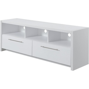 image:imageConvenience Concepts Newport Marbella TV Stand 60  Modern Entertainment Center for TVs up to 65 Contemporary Media Console with Storage Cabinets amp Shelves for Living amp Family Room WhiteWhite