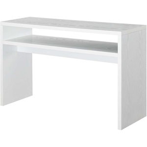image:imageConvenience Concepts Northfield Deluxe Console Hall Table 48  Modern Minimalist Narrow Sofa Display Accent With Storage Shelf for Contemporary Living Room Entryway or Hallway BlackWhite